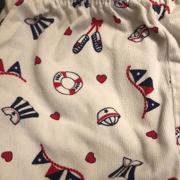 Toddler baby or kid bloomers shorts nautical sailor - Picture 7 of 8